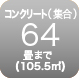 コンクリート64畳まで