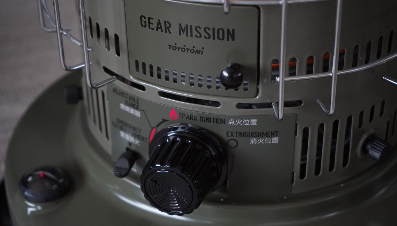 対流式石油ストーブGEAR MISSION KS-GE67(G)オリーブ色