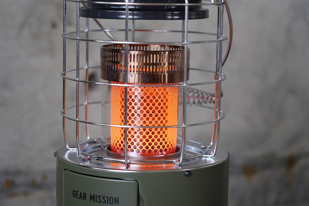 GEAR MISSIONに新モデルが登場！側面部まで暖かくなる赤熱燃焼方式の 