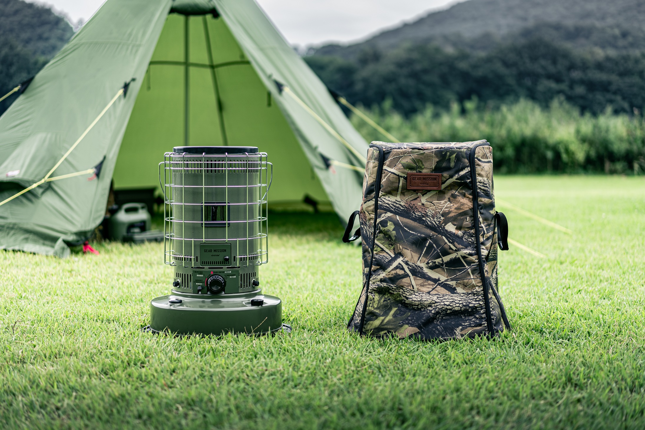 トヨトミ GEAR MISSION 石油ストーブ オリーブ ケース付き トヨトミ